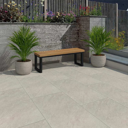 Pavestone Classic Ivory Porcelain Paving - 900 x 600mm - JJ Building Materials