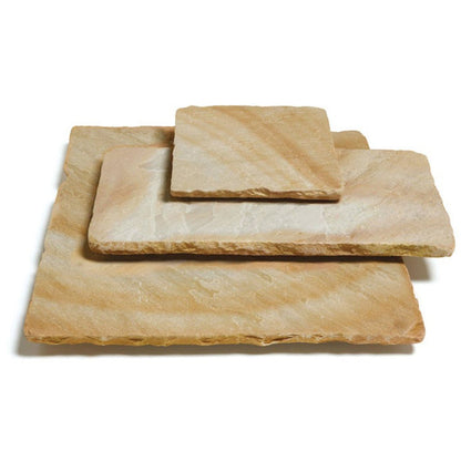 Pavestone Cloister (22mm Calibrated) Natural Sandstone Paving - Mixed Size Patio Pack - 15m² - JJ Building Materials