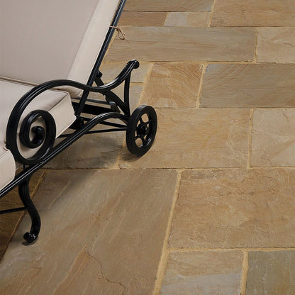 Pavestone Cloister (22mm Calibrated) Natural Sandstone Paving - Mixed Size Patio Pack - 15m² - JJ Building Materials