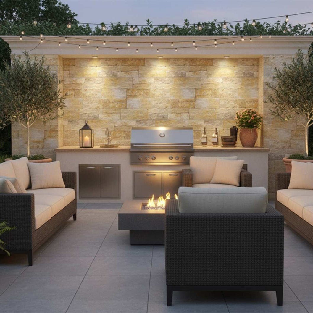 Pavestone Cubo Naturale Porcelain Cladding - 600 x 200mm - 0.84m² - JJ Building Materials