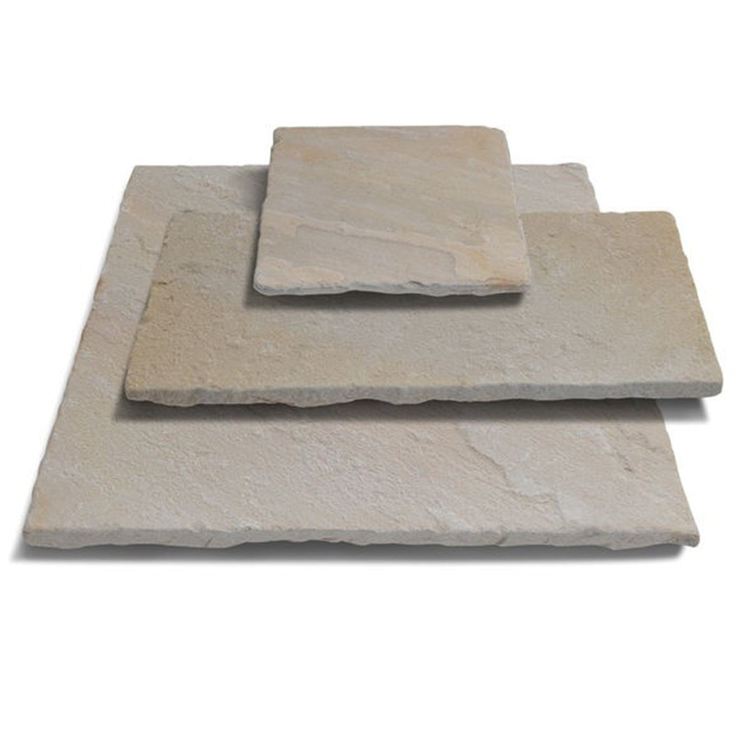 Pavestone Deanery (22mm Calibrated) Natural Sandstone Paving - Mixed Size Patio Pack - 15m² - JJ Building Materials