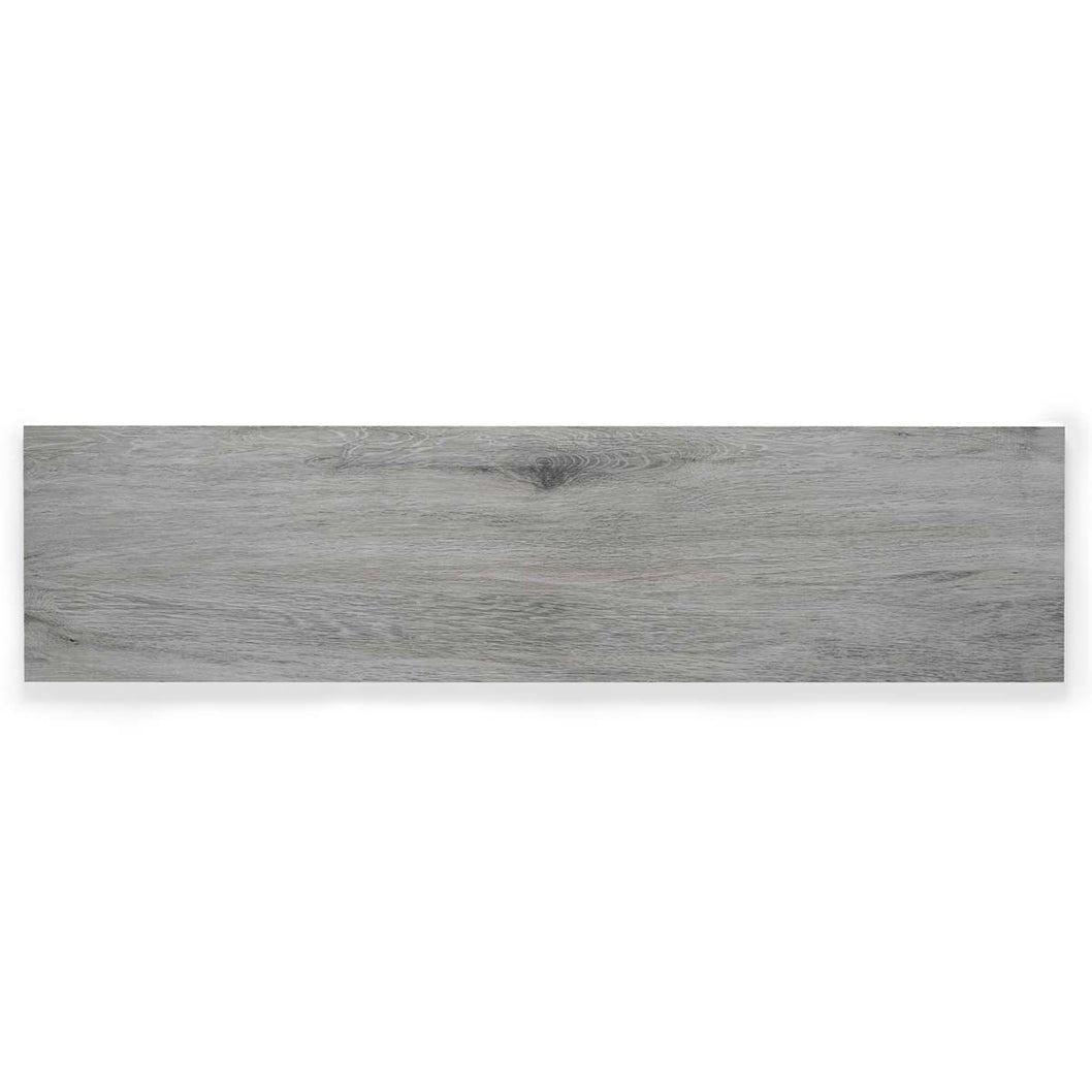 Pavestone Deckwood Ash Porcelain Paving - 1200 x 295mm - JJ Building Materials