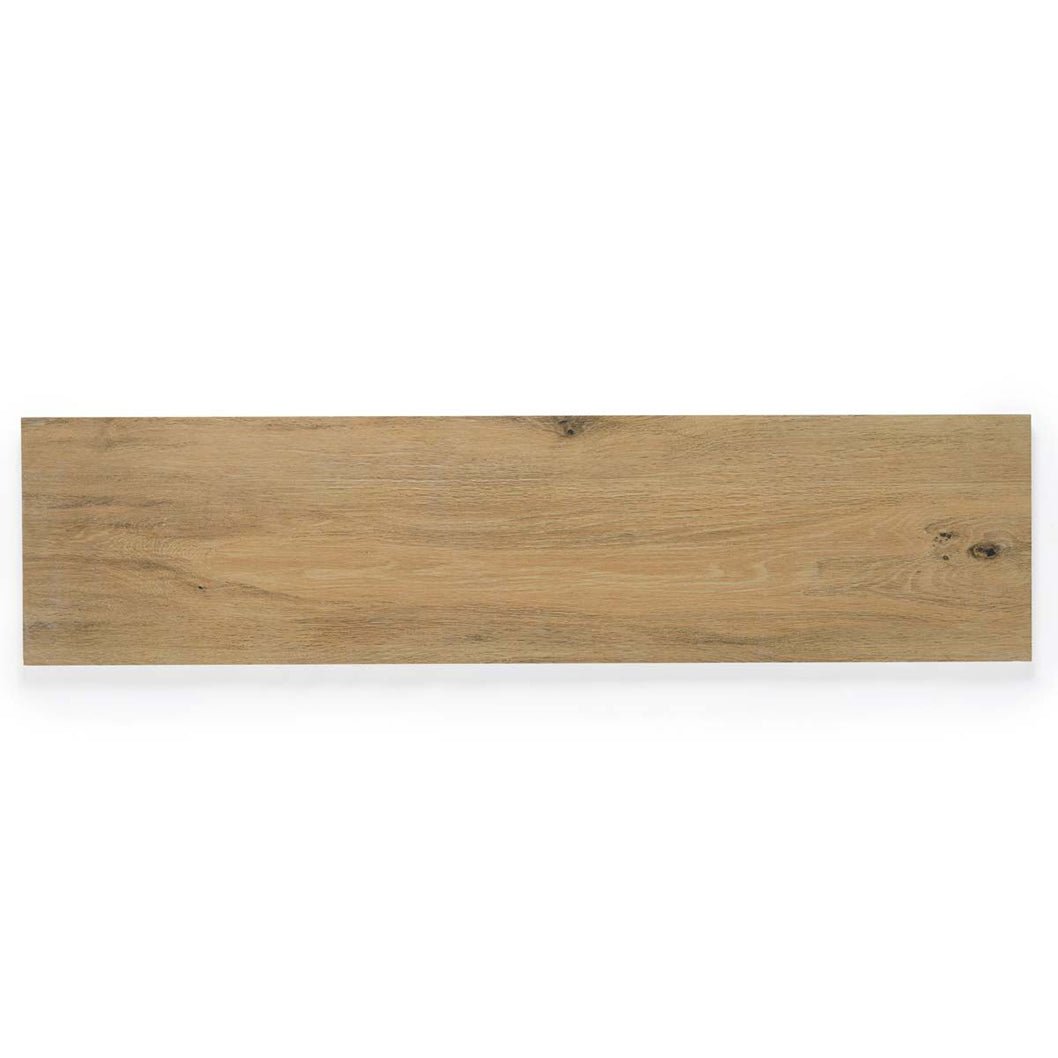 Pavestone Deckwood Buff Porcelain Paving - 1200 x 295mm - JJ Building Materials
