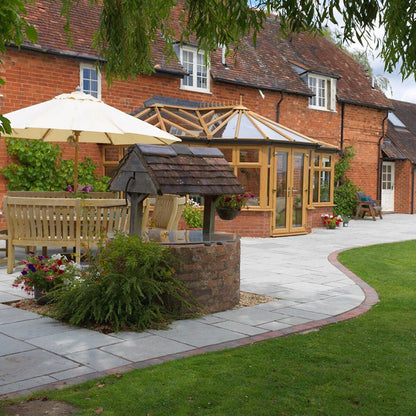 Pavestone Denby (22mm Calibrated) Natural Limestone Paving - Mixed Size Patio Pack - 15m² - JJ Building Materials