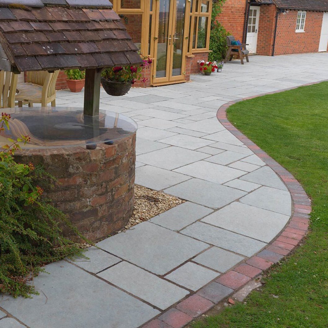 Pavestone Denby (22mm Calibrated) Natural Limestone Paving - Mixed Size Patio Pack - 15m² - JJ Building Materials