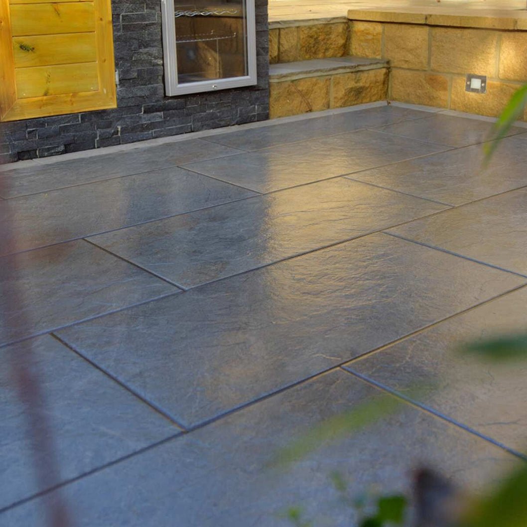 Pavestone Dolomite Dark Porcelain Paving - 1000 x 500mm - JJ Building Materials
