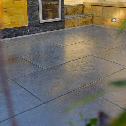 Pavestone Dolomite Dark Porcelain Paving - 1000 x 500mm - JJ Building Materials