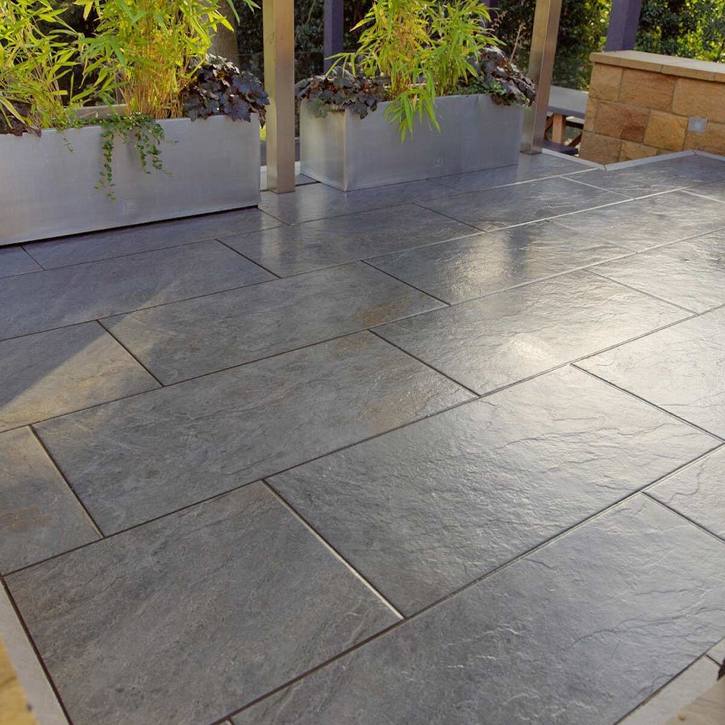 Pavestone Dolomite Dark Porcelain Paving - 1000 x 500mm - JJ Building Materials