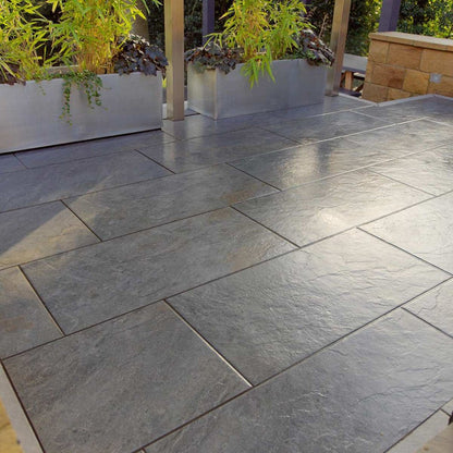 Pavestone Dolomite Dark Porcelain Paving - 1000 x 500mm - JJ Building Materials