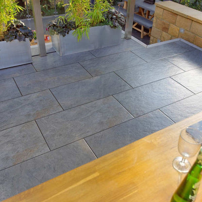 Pavestone Dolomite Dark Porcelain Paving - 1000 x 500mm - JJ Building Materials