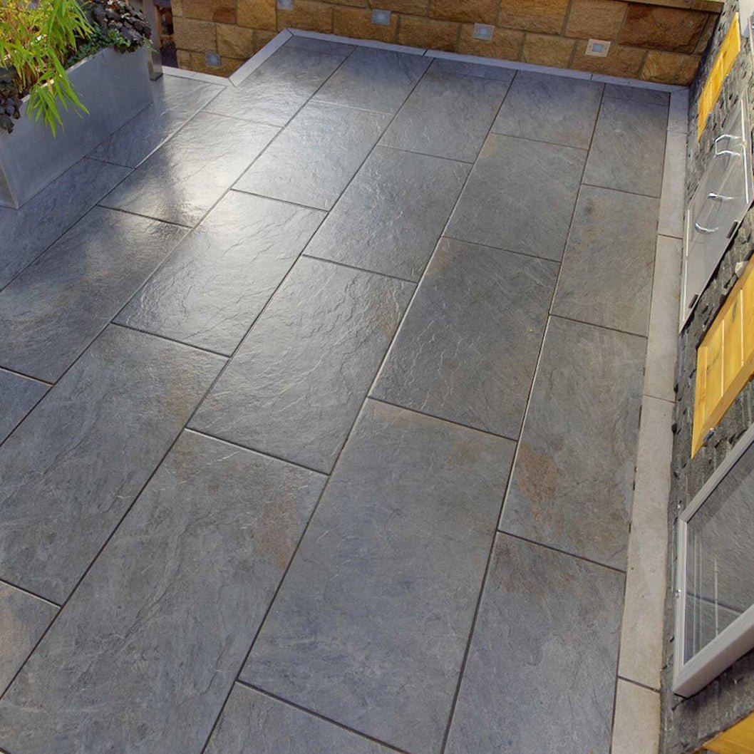 Pavestone Dolomite Dark Porcelain Paving - 1000 x 500mm - JJ Building Materials