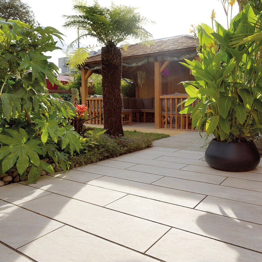 Pavestone Dolomite Dust Porcelain Paving - 1000 x 500mm - JJ Building Materials