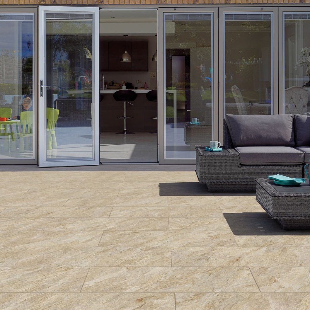 Pavestone Dolomite -Eris (Rectified) Porcelain Paving - 1000 x 500mm - JJ Building Materials