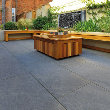 Pavestone Dolomite Grey Porcelain Paving - 1000 x 500mm - JJ Building Materials