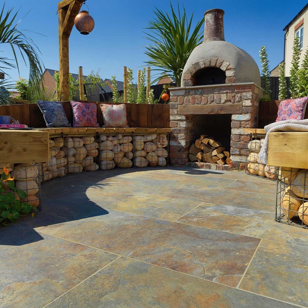 Pavestone Dolomite Mars Rust Porcelain Paving - 1000 x 500mm - JJ Building Materials