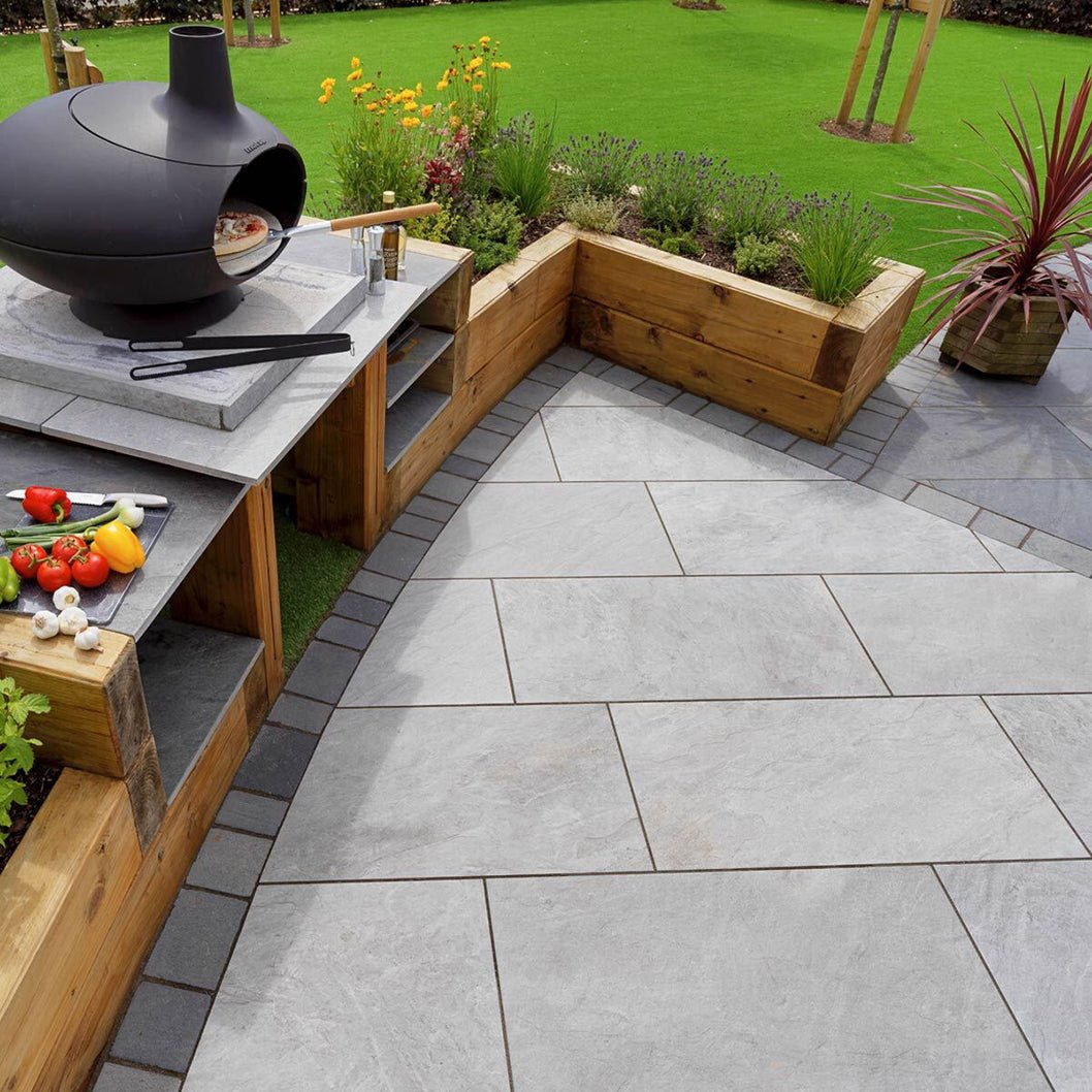 Pavestone Dolomite Moon Porcelain Paving - 1000 x 500mm - JJ Building Materials