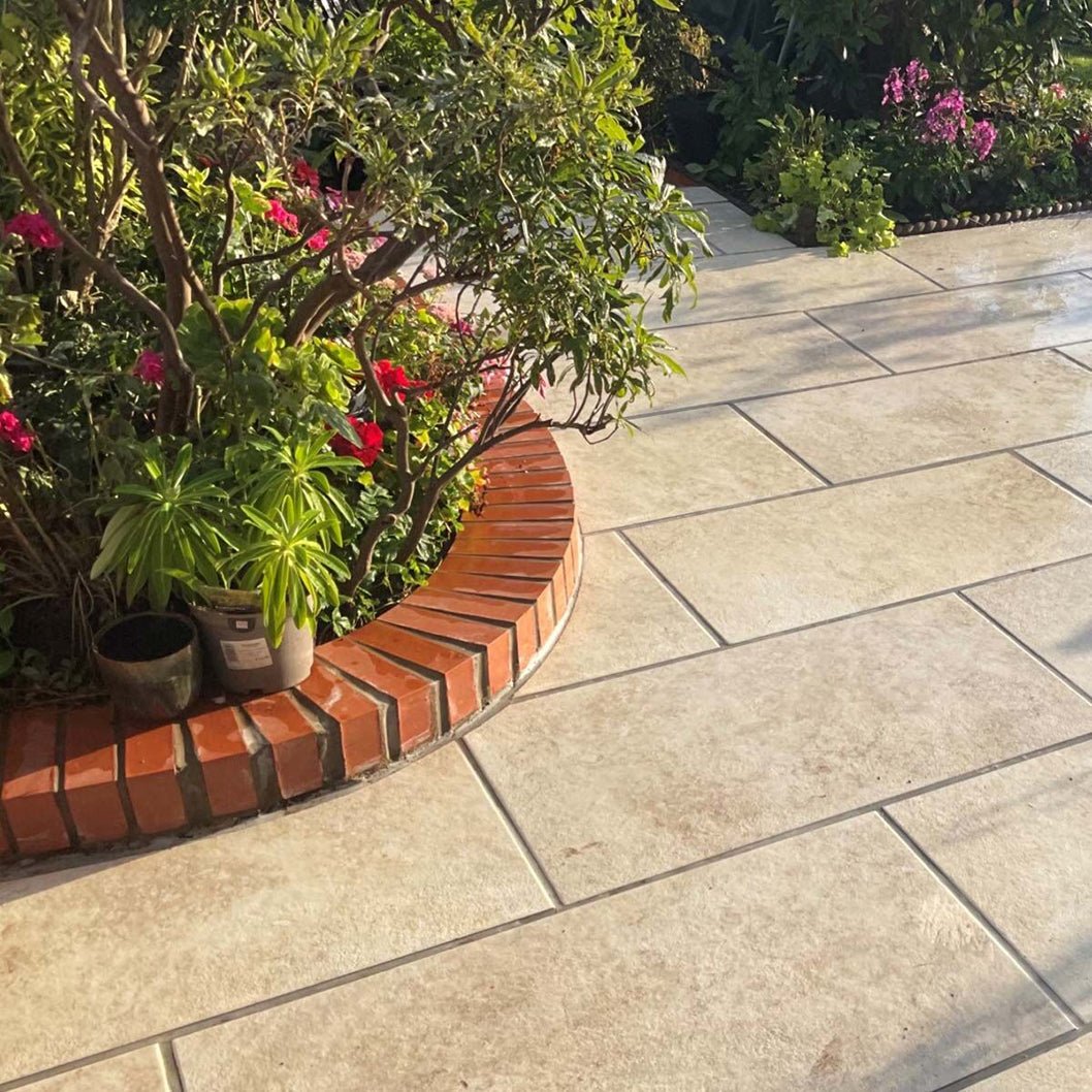 Pavestone Dolomite Travertine Porcelain Paving - 1000 x 500mm - JJ Building Materials