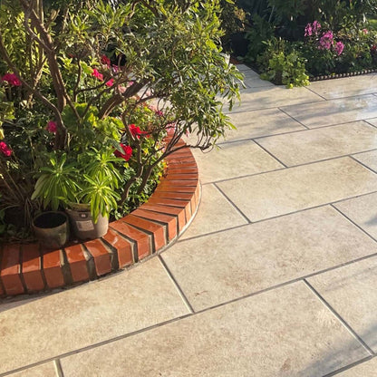 Pavestone Dolomite Travertine Porcelain Paving - 1000 x 500mm - JJ Building Materials
