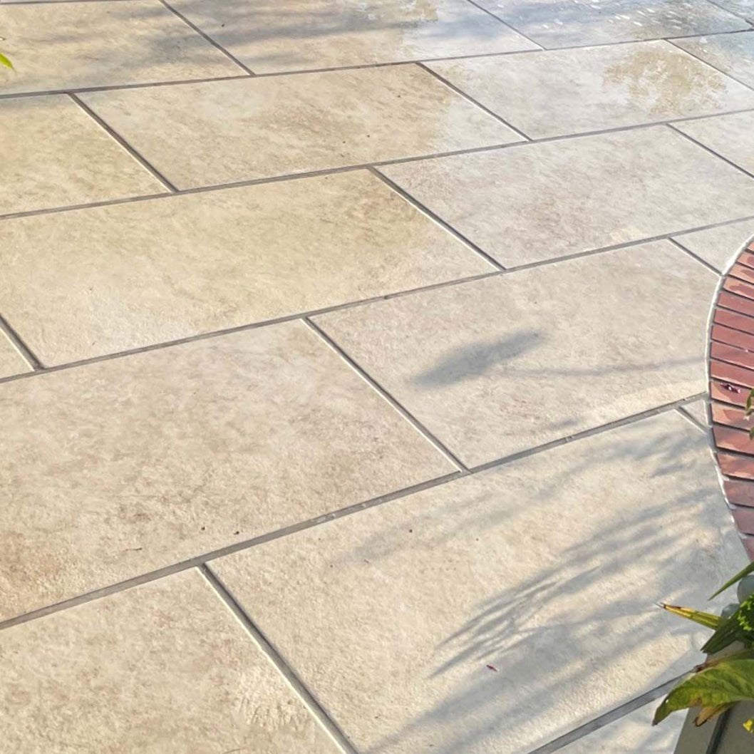 Pavestone Dolomite Travertine Porcelain Paving - 1000 x 500mm - JJ Building Materials