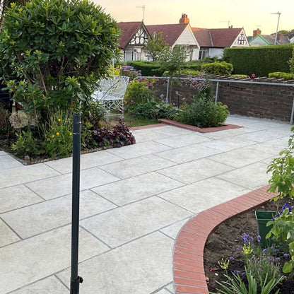 Pavestone Dolomite Travertine Porcelain Paving - 1000 x 500mm - JJ Building Materials
