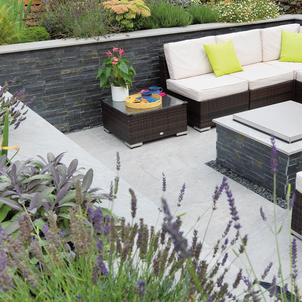 Pavestone Dolomite White Porcelain Paving - 1000 x 500mm - JJ Building Materials