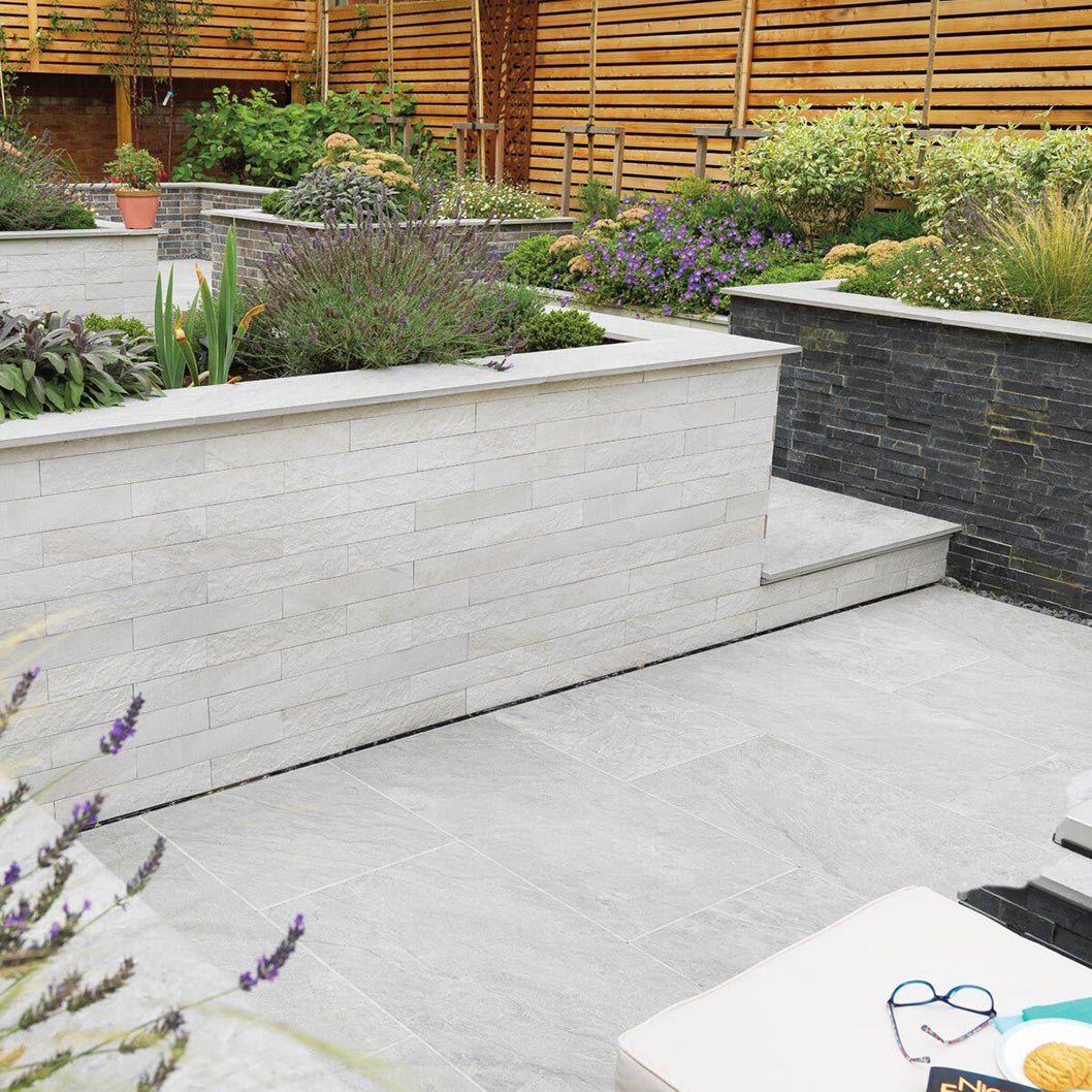 Pavestone Dolomite White Porcelain Paving - 1000 x 500mm - JJ Building Materials