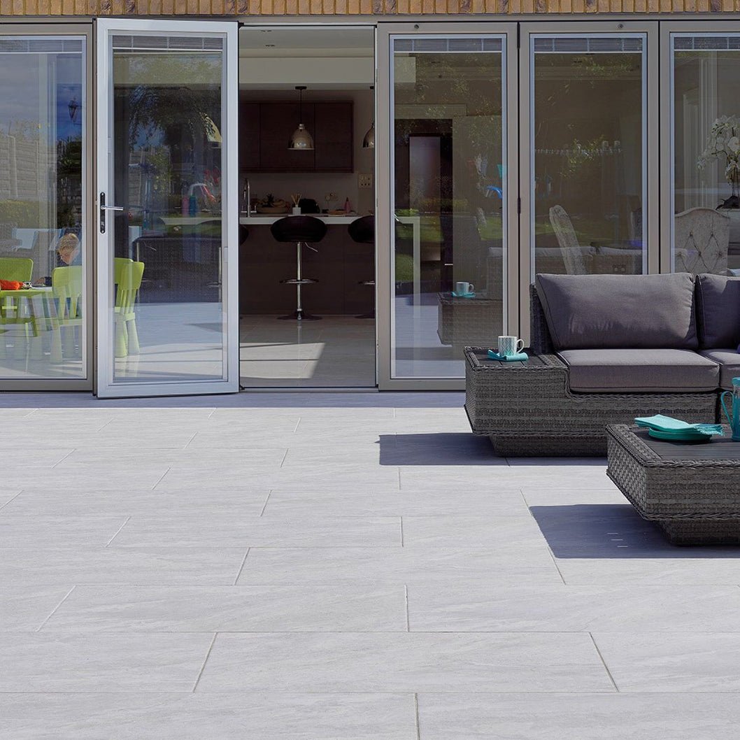 Pavestone Dolomite White Porcelain Paving - 1000 x 500mm - JJ Building Materials