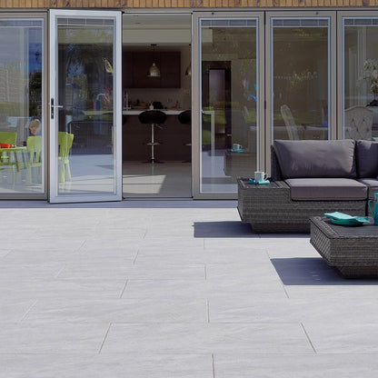 Pavestone Dolomite White Porcelain Paving - 1000 x 500mm - JJ Building Materials
