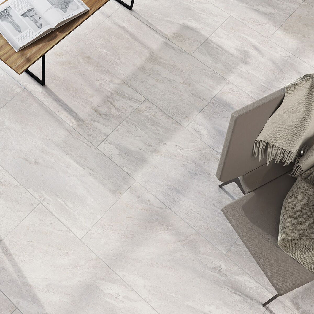Pavestone Dolomite White Porcelain Paving - 1000 x 500mm - JJ Building Materials