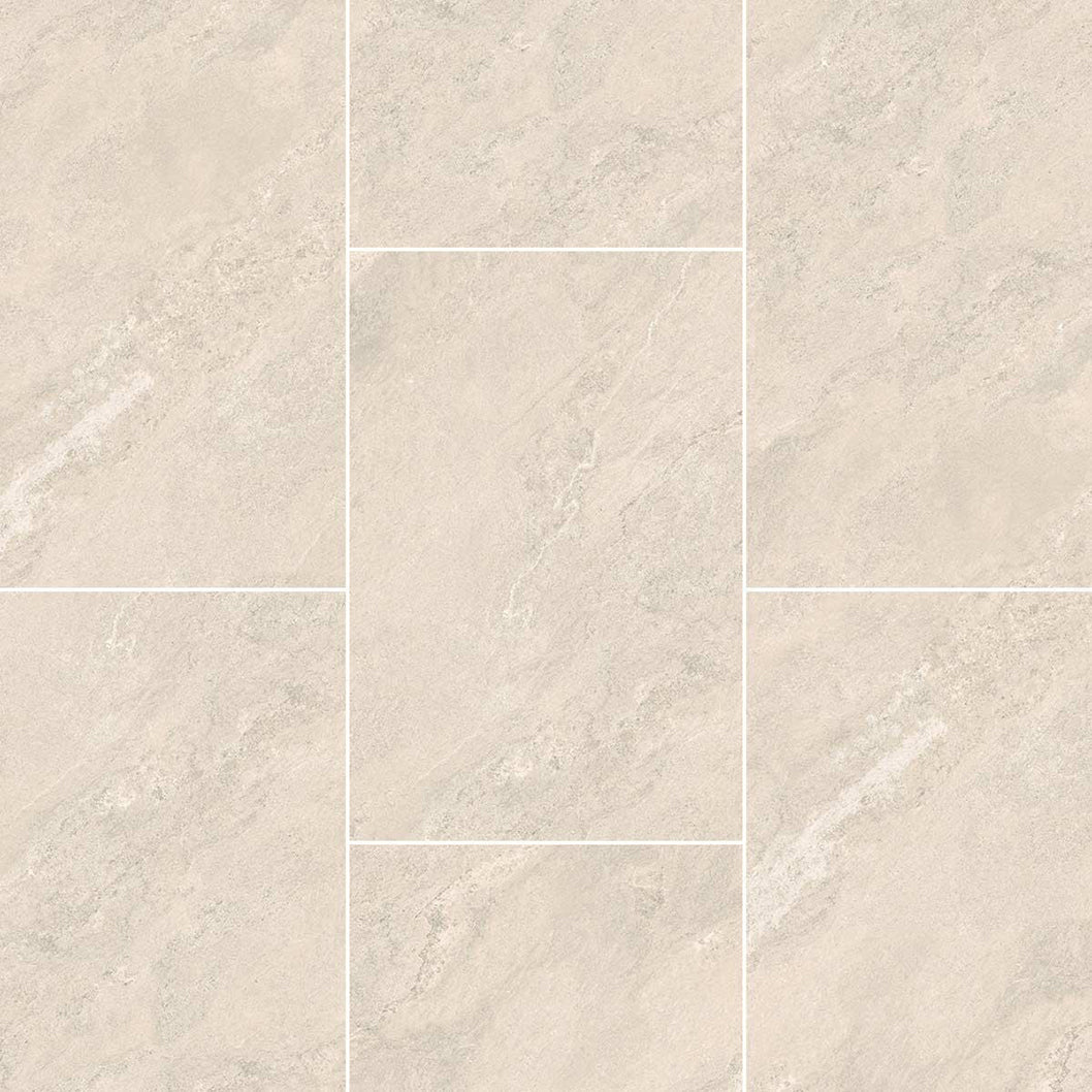 Pavestone Essenza White Porcelain Paving - 600 x 600mm - JJ Building Materials