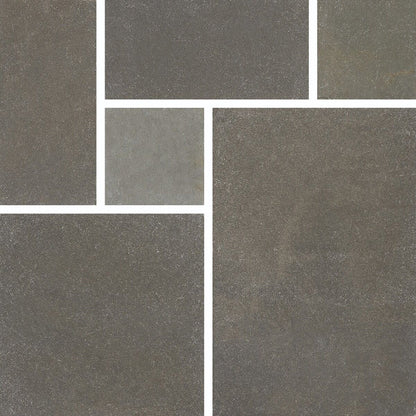 Pavestone Kota Blue (22mm Calibrated Sawn Edges) Natural Limestone Paving - Mixed Size Patio Pack - 15m² - JJ Building Materials