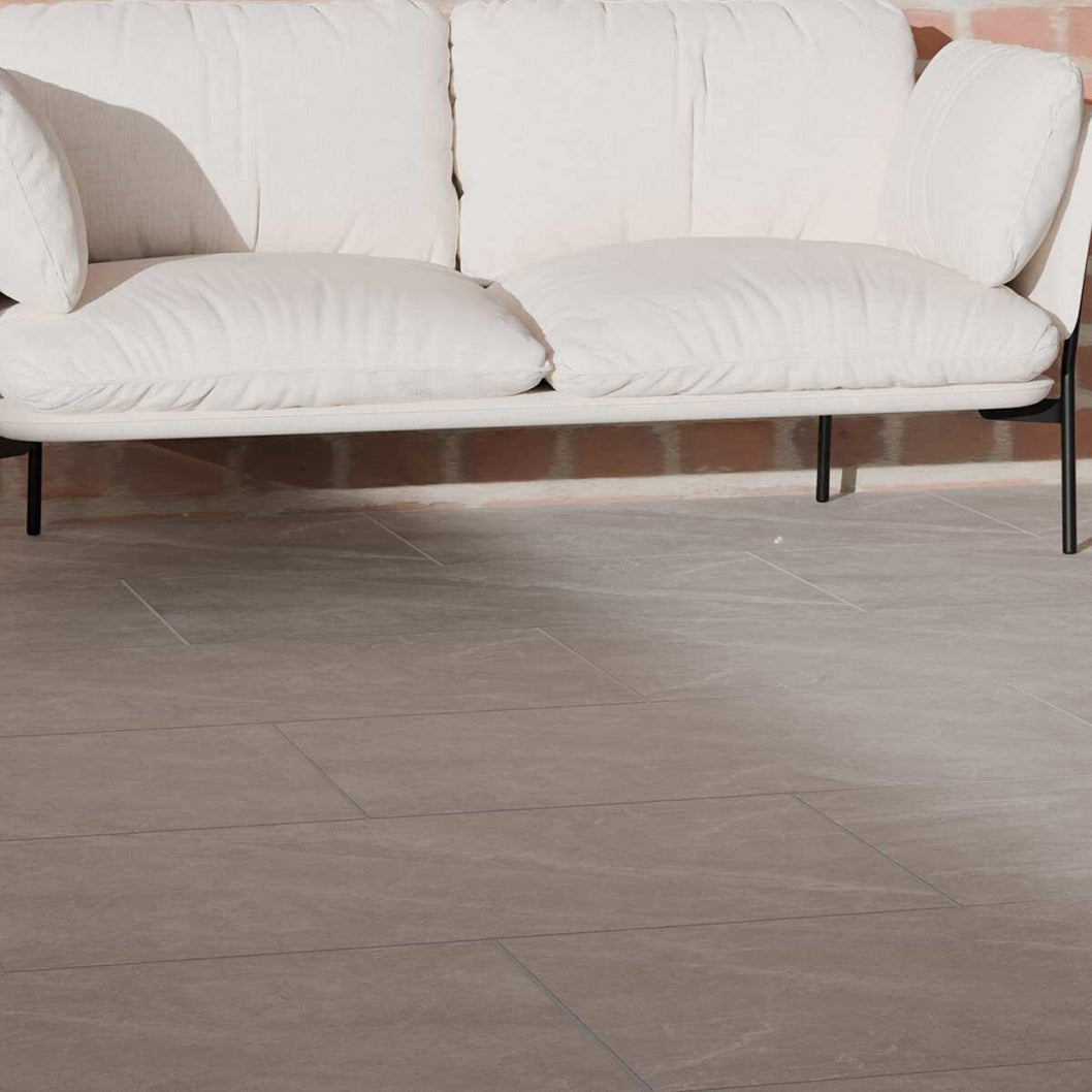 Pavestone La Moda Grey Porcelain Paving - 900 x 600mm - JJ Building Materials