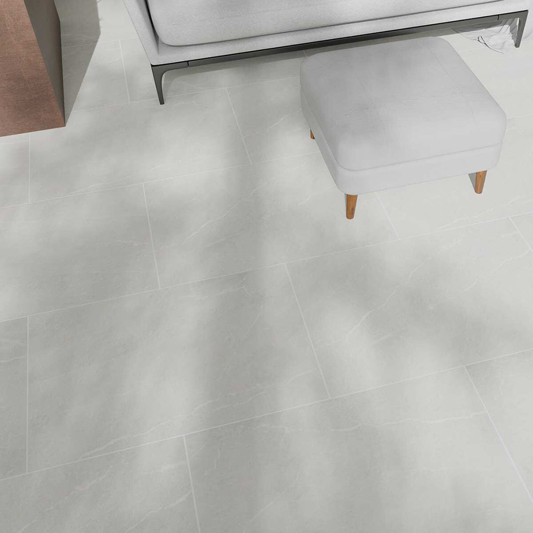 Pavestone La Moda White Porcelain Paving - 900 x 600mm - JJ Building Materials