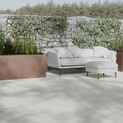 Pavestone La Moda White Porcelain Paving - 900 x 600mm - JJ Building Materials