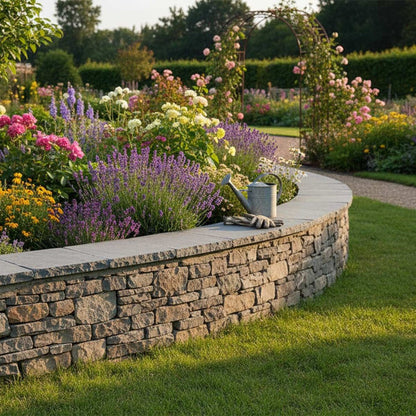 Pavestone Light Grey Coping/Step (50mm Calibrated) - 600 x 450mm - Pack of 18 - JJ Building Materials