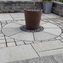 Pavestone Light Grey Natural Sandstone Circle - JJ Building Materials