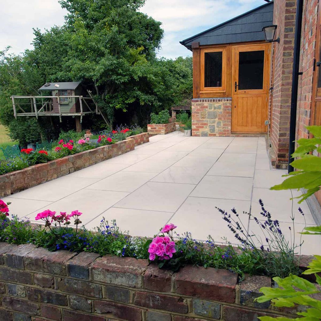 Pavestone Monviso Mint Porcelain Paving - 900 x 600mm - JJ Building Materials