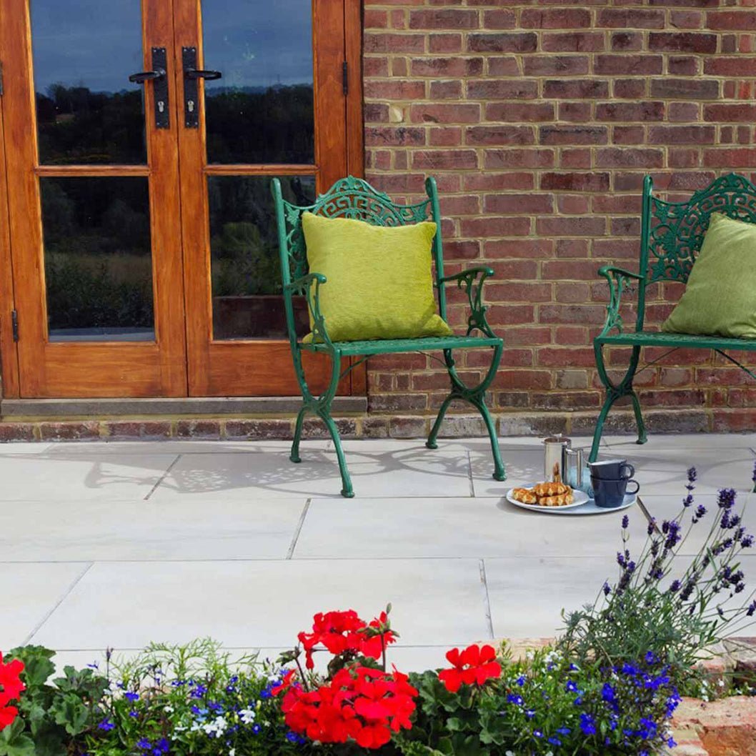 Pavestone Monviso Mint Porcelain Paving - 900 x 600mm - JJ Building Materials