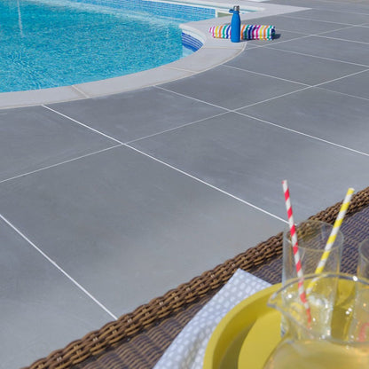 Pavestone Monviso Smooth Grey Porcelain Paving - 900 x 600mm - JJ Building Materials