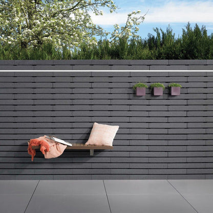 Pavestone Moodul Walling Block Black - 90mm - 600 x 300mm - Pack of 32 - 1.73m² - JJ Building Materials