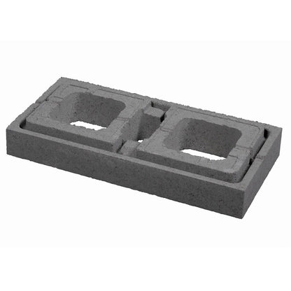 Pavestone Moodul Walling Block Black - 90mm - 600 x 300mm - Pack of 32 - 1.73m² - JJ Building Materials