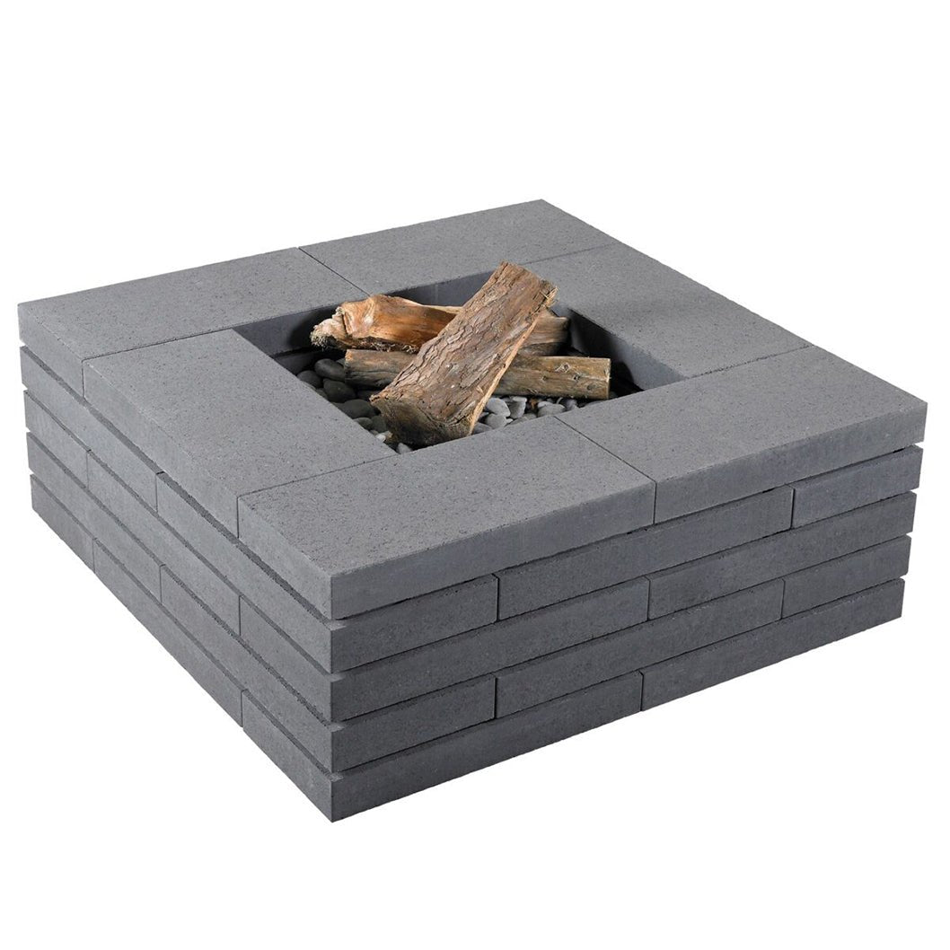Pavestone Moodul Walling Block Black - 90mm - 600 x 300mm - Pack of 32 - 1.73m² - JJ Building Materials