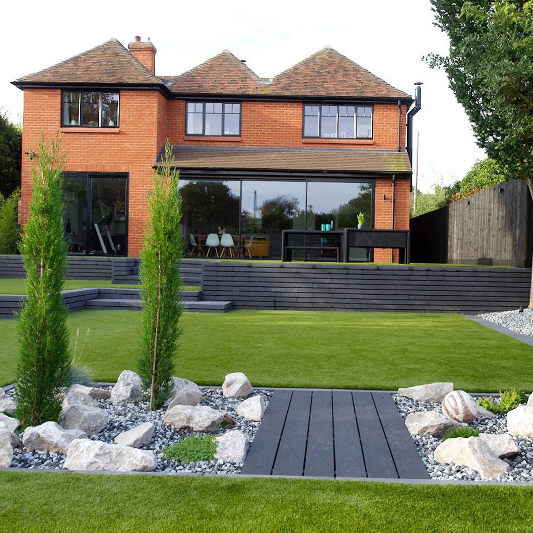Pavestone Moodul Walling Block Black - 90mm - 600 x 300mm - Pack of 32 - 1.73m² - JJ Building Materials