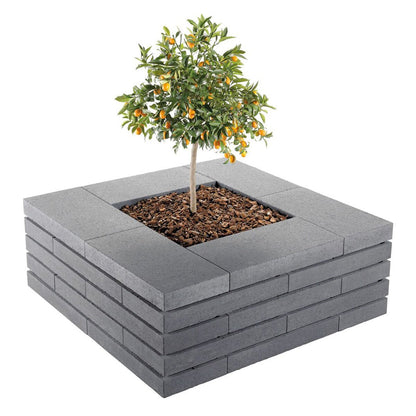 Pavestone Moodul Walling Block Grey - 90mm - 600 x 300mm - Pack of 32 - 1.73m² - JJ Building Materials