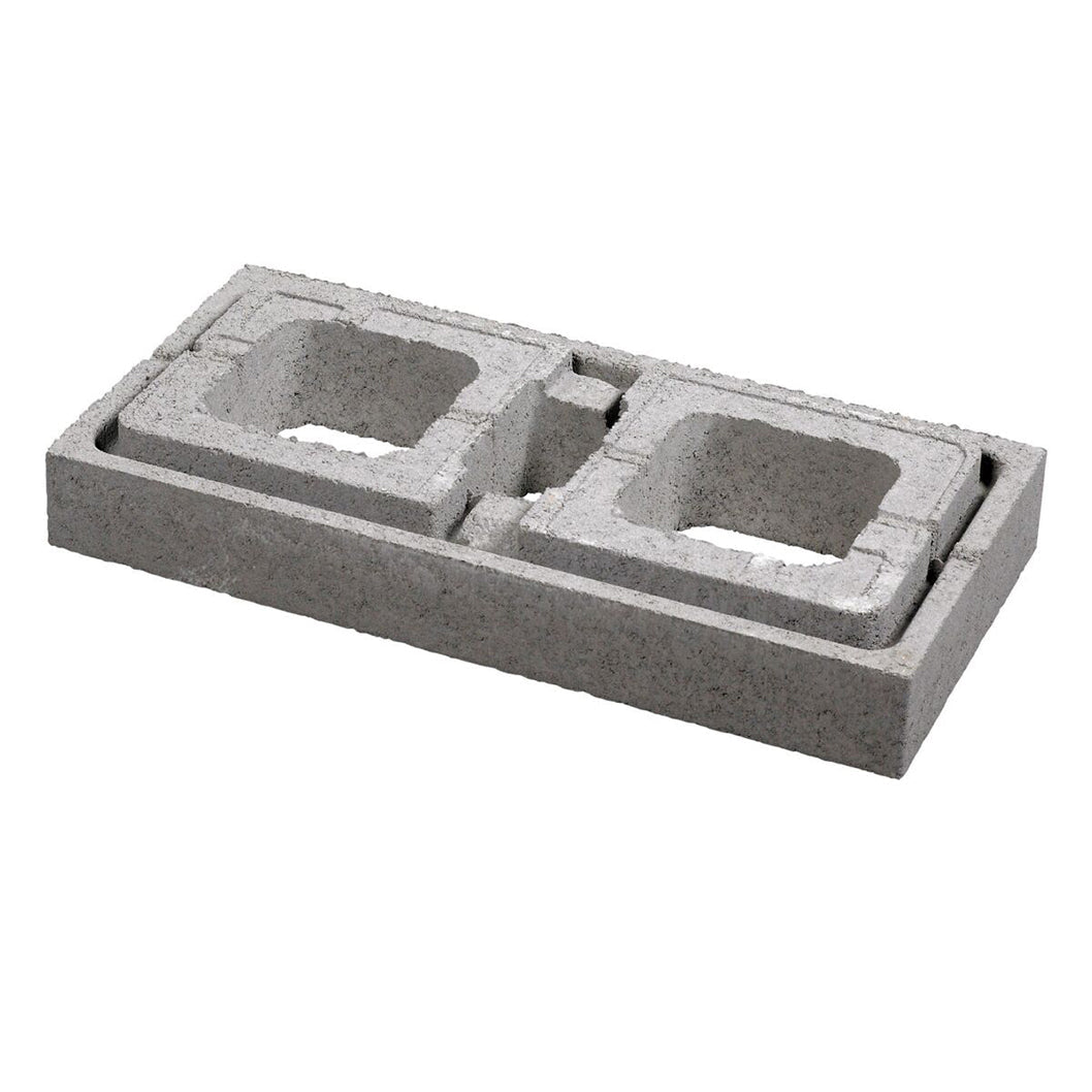 Pavestone Moodul Walling Block Grey - 90mm - 600 x 300mm - Pack of 32 - 1.73m² - JJ Building Materials