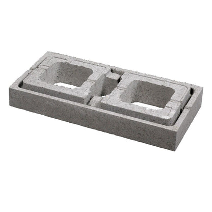 Pavestone Moodul Walling Block Grey - 90mm - 600 x 300mm - Pack of 32 - 1.73m² - JJ Building Materials