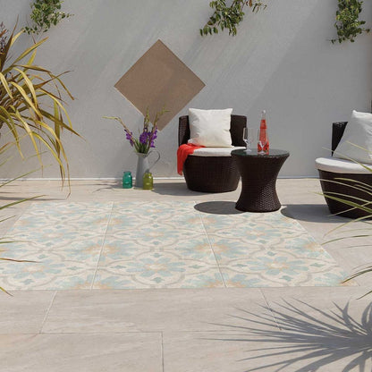 Pavestone Mosaic Beige Porcelain Paving - 600 x 600mm - JJ Building Materials