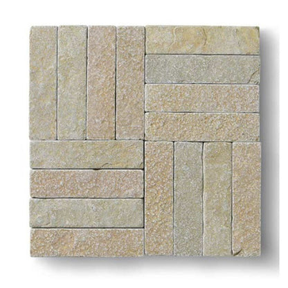 Pavestone Natural Limetone Slimsett - 200 x 50 x 40 mm - 9m² - JJ Building Materials