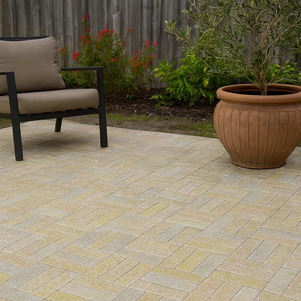 Pavestone Natural Limetone Slimsett - 200 x 50 x 40 mm - 9m² - JJ Building Materials