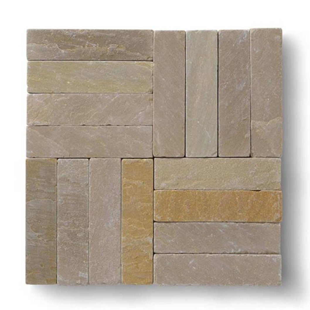 Pavestone Natural Limetone Slimsett - 200 x 50 x 40 mm - 9m² - JJ Building Materials